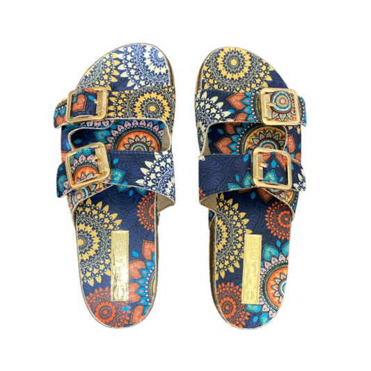 Mandala Flores - Comfy 2 Hebillas