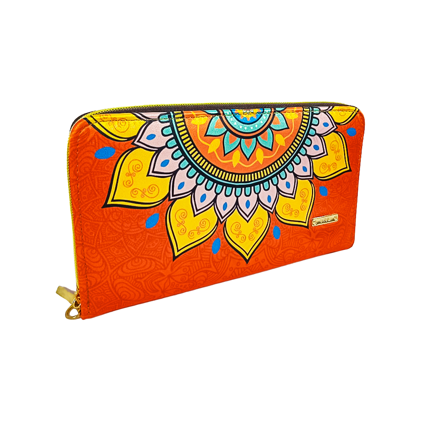 Mandala Naranja - Cartera Maxi CHULA