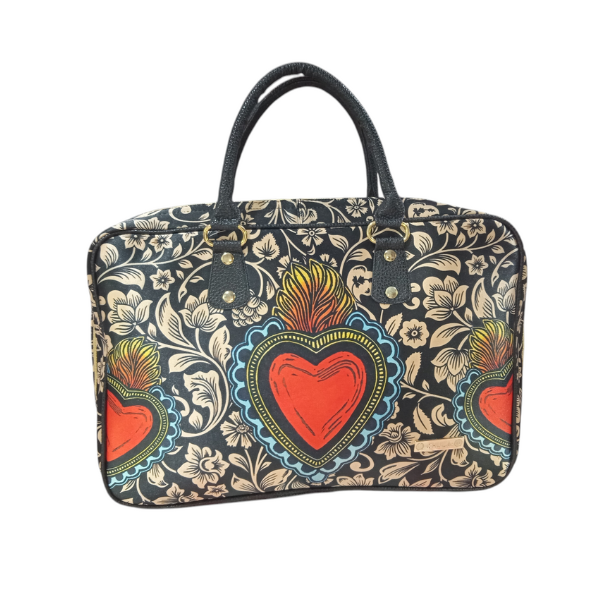 Corazón Floral - Porta Laptop