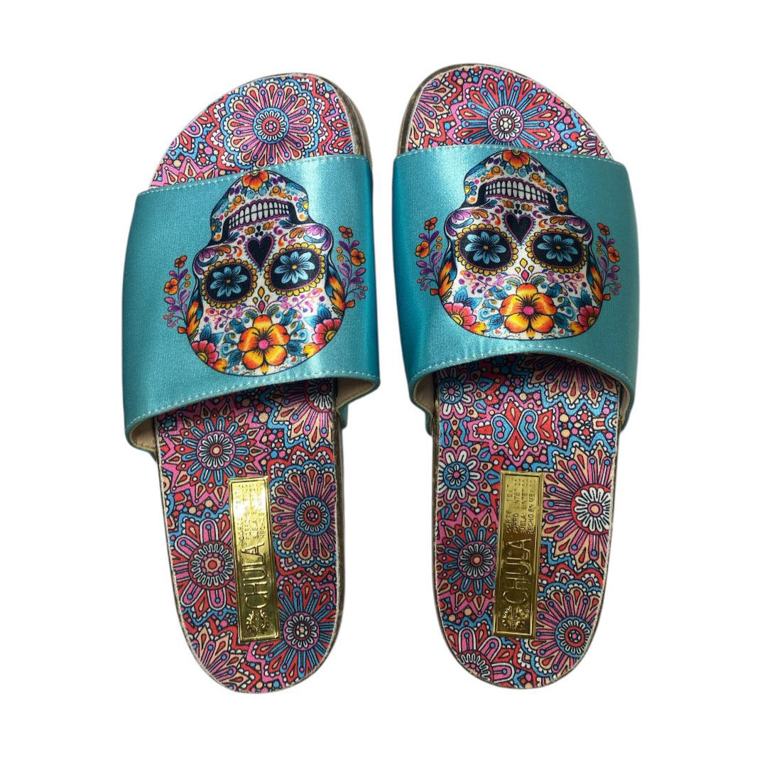 Calavera Flor Azul - Comfy Flat