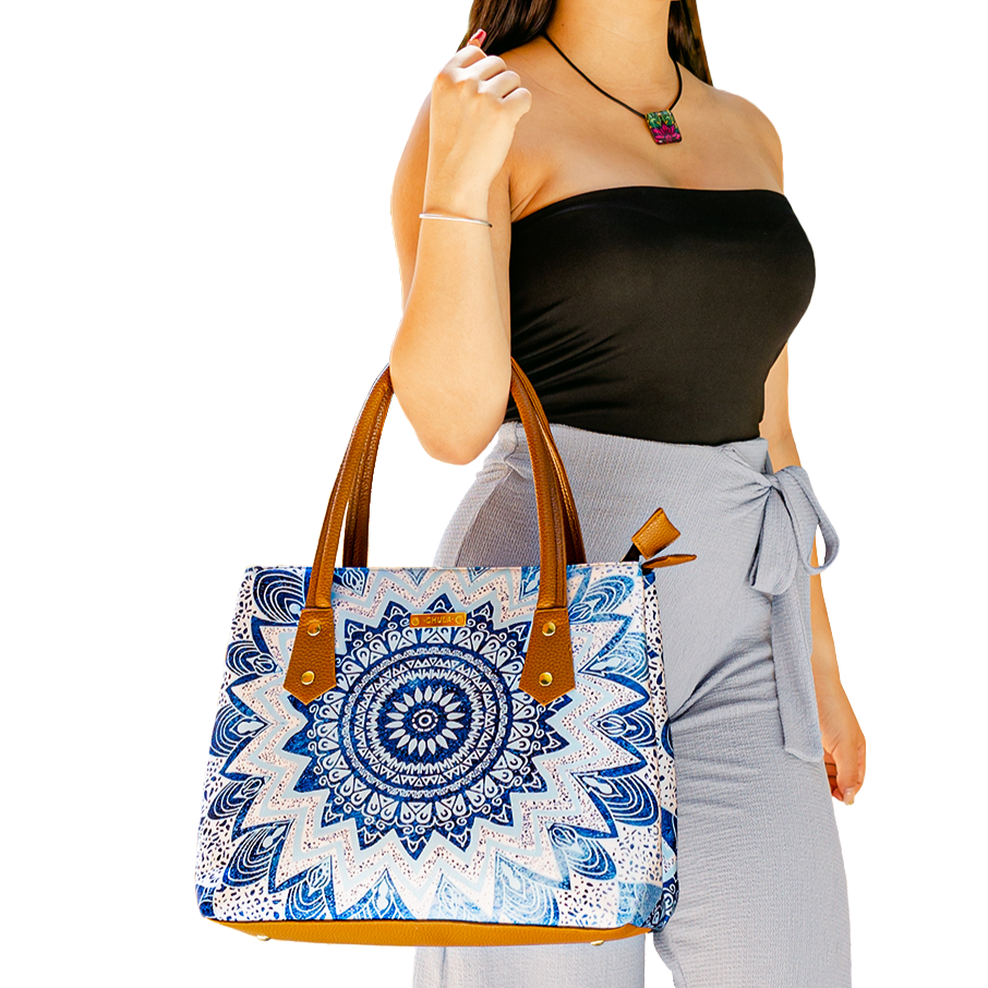 Mandala Azul - Pupé Chula Moda Latina