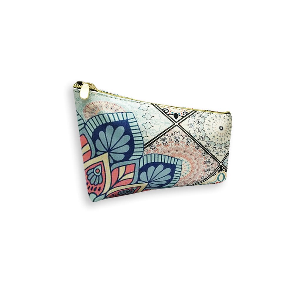 Mandala Turquesa - Cosmetiquera Chula Moda Latina