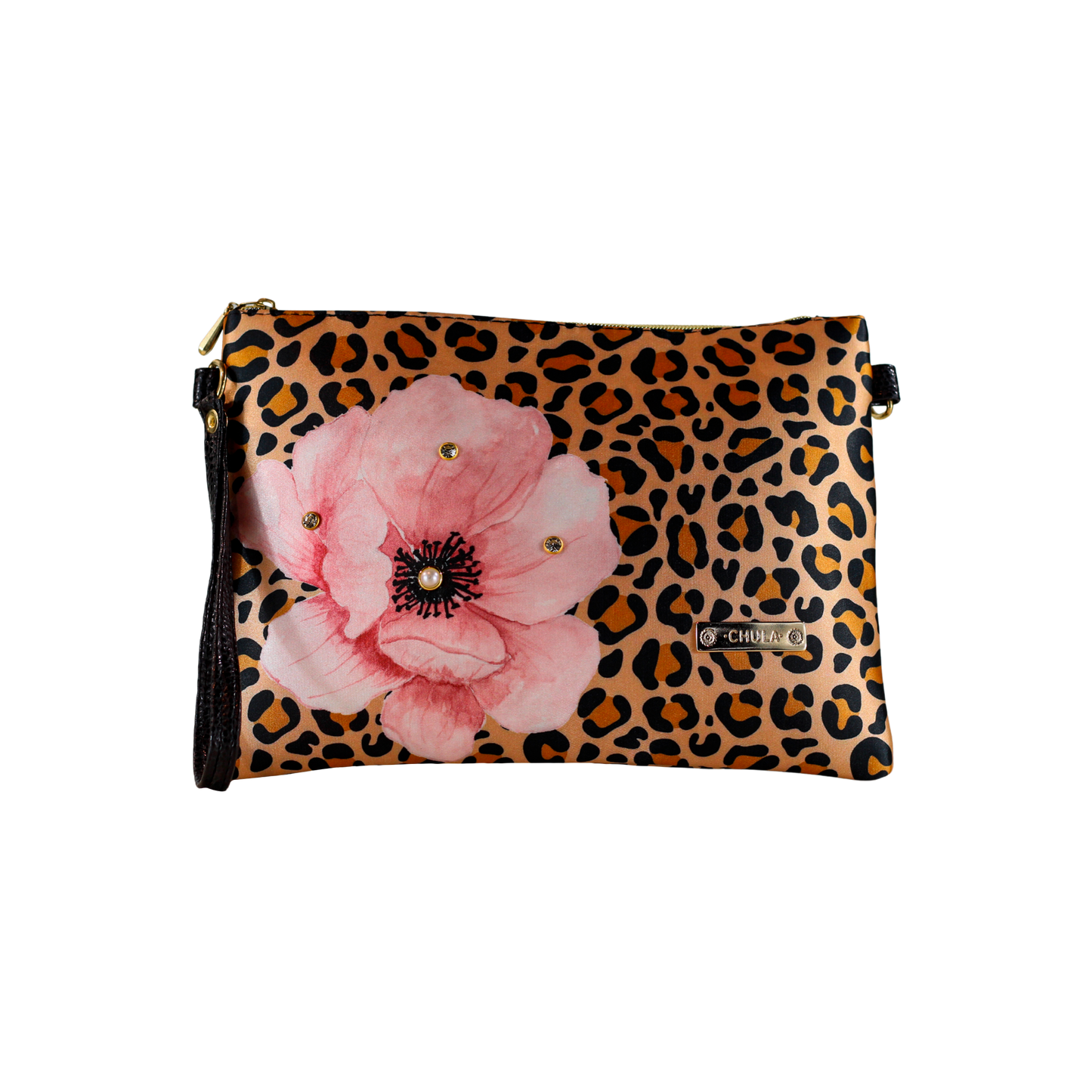 Cheetah Flower - Clutch Chula Moda Latina