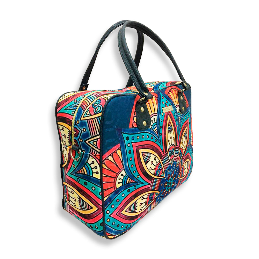 Mandala Azul - Travel Bag Chula Moda Latina