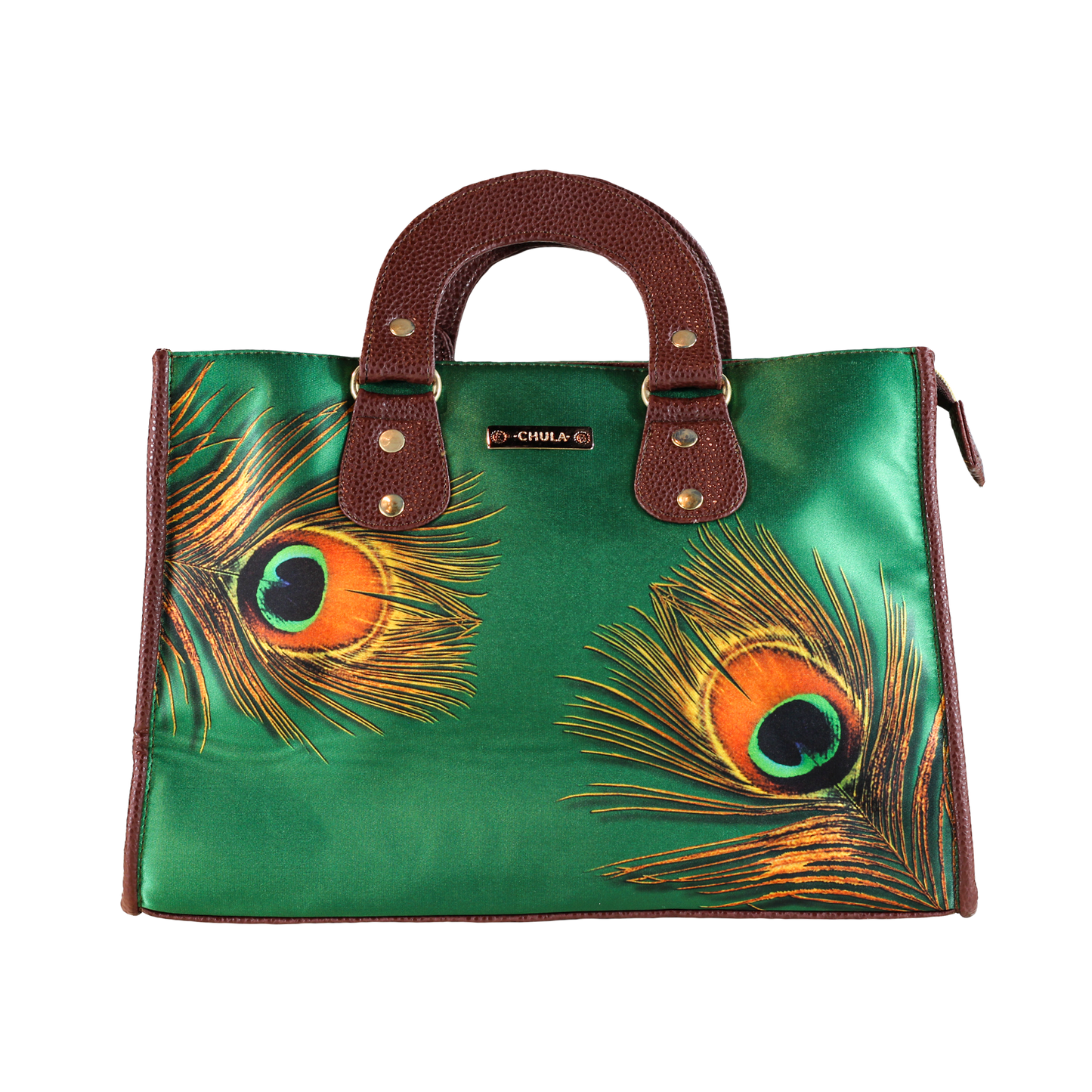 Green Peacock - Canasta Chula Moda Latina