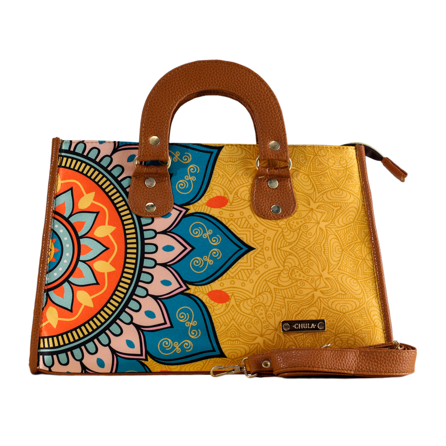 Golden Mandala - Canasta Chula Moda Latina