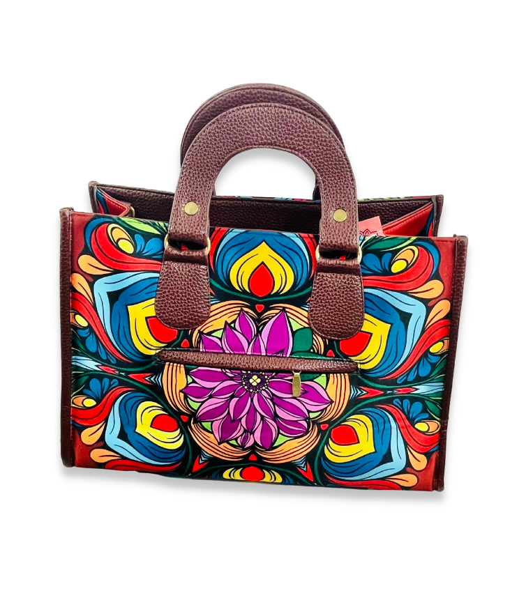 Multicolor - Canasta Chula Moda Latina