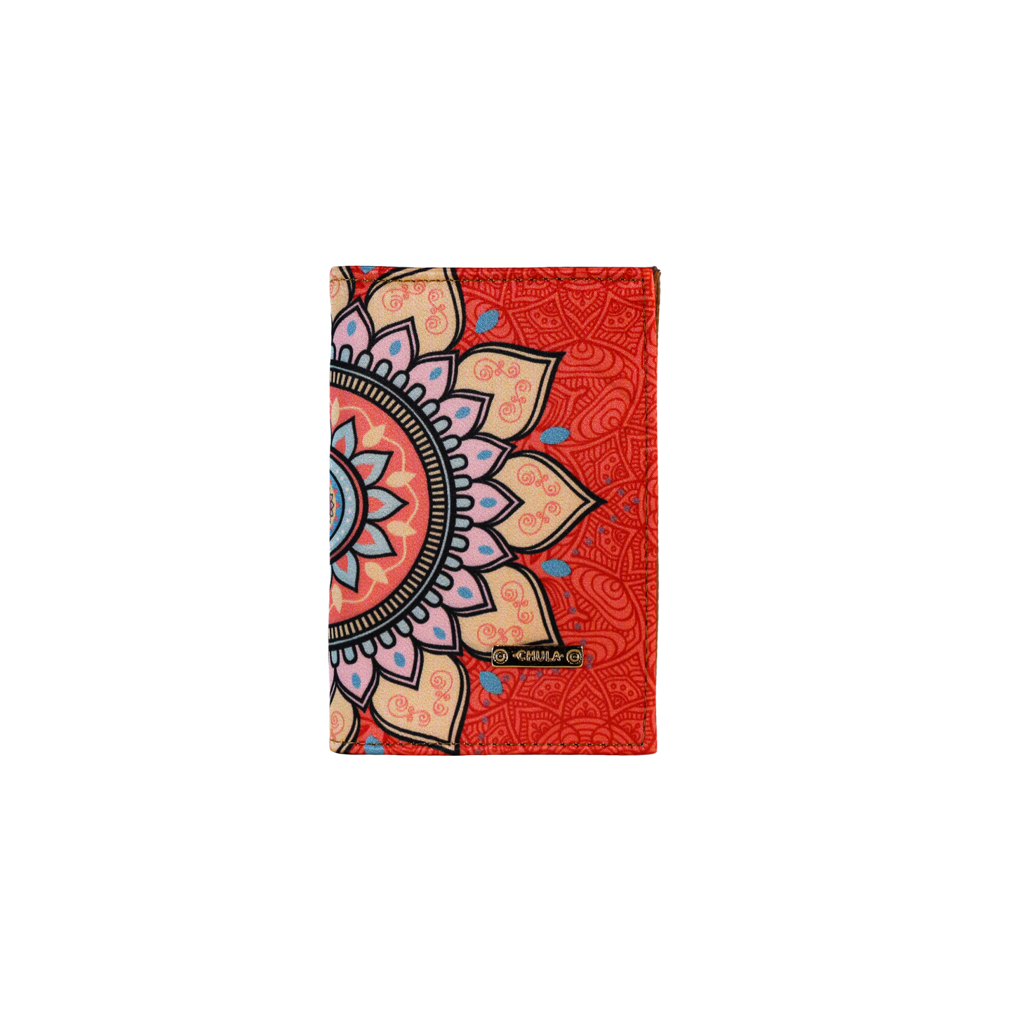 Mandala Naranja- Porta Parsaporte Chula Moda Latina
