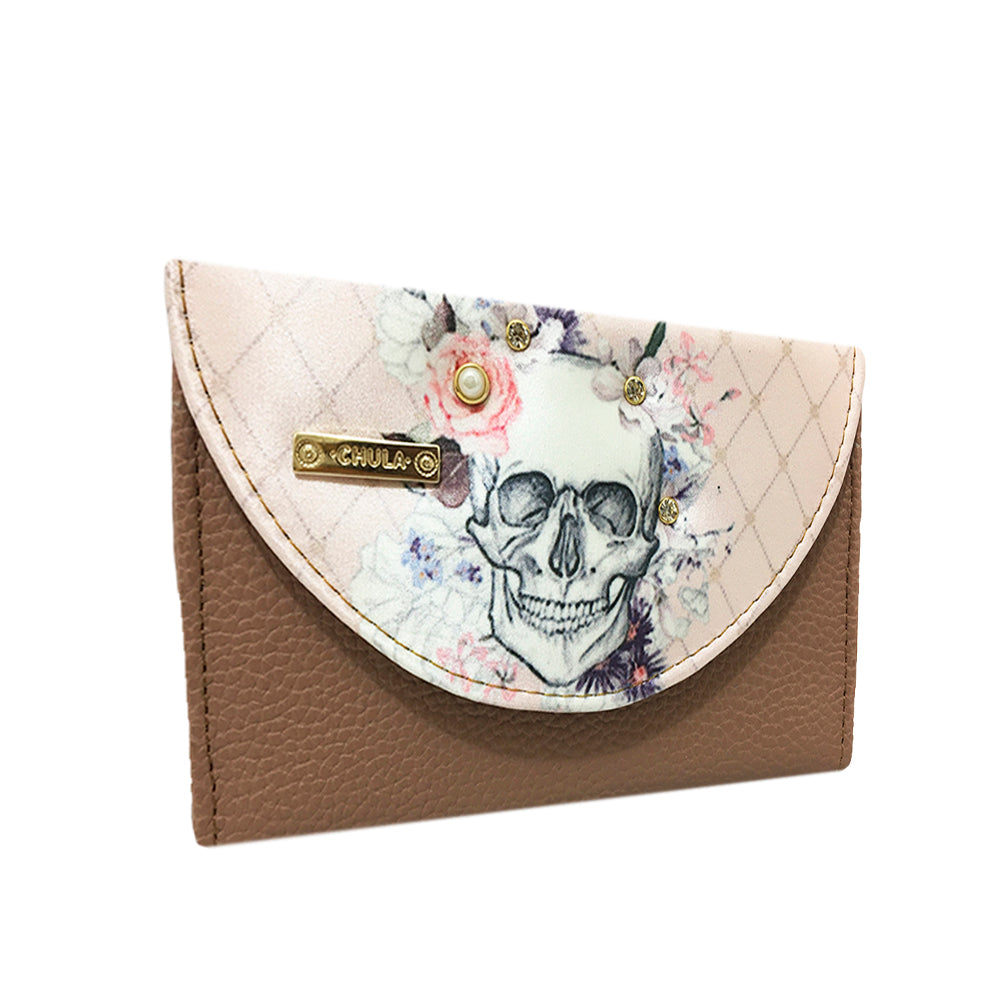 Skul floreado - Porta Celular - Brenda Chula Moda Latina