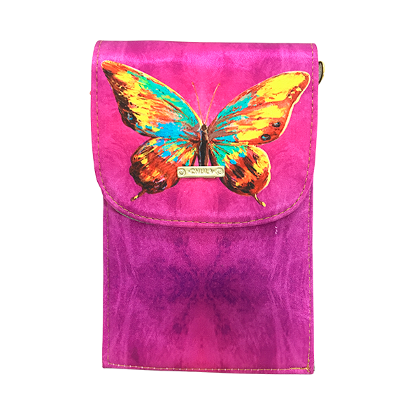 Mariposa Morada - Porta Cel Amelie Chula Moda Latina