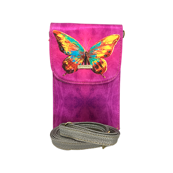 Mariposa Morada - Porta Cel Amelie Chula Moda Latina