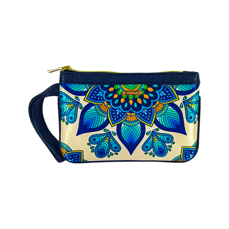 Mandala Azul Real - Mini Clutch CHULA