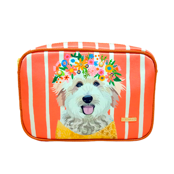 Perrito Coral y Flores - Mia - Bolsa Chica