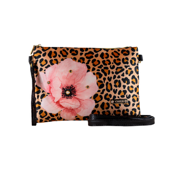 Flor Guepardo - Clutch - Bolsa Chica