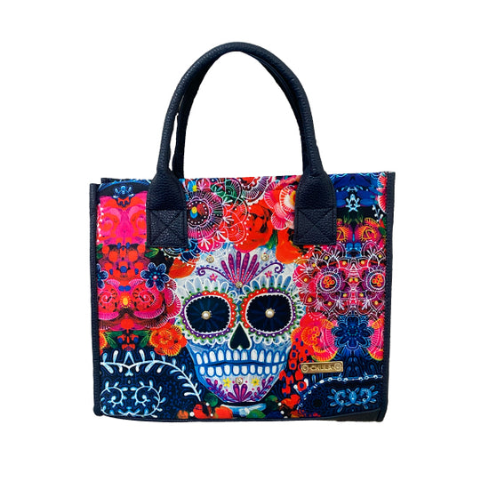 Calavera Roja - Leonor - Bolsa Mediana - chulamexico