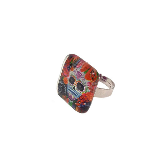 Skull Rojo - Anillo