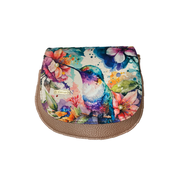 Colibrí Floral - Iris - Bolsa Chica Para Mujer