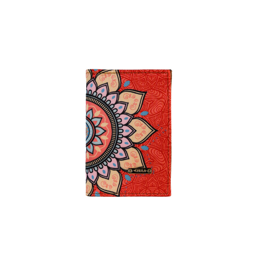 Mandala Naranja- Porta Pasaporte