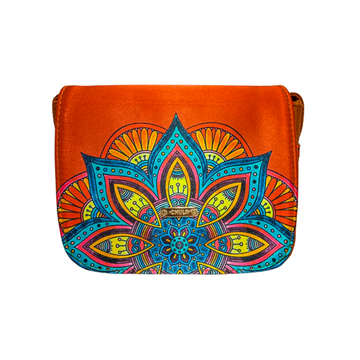 Mandala Naranja - Cartera Julie - Bolsa Chica