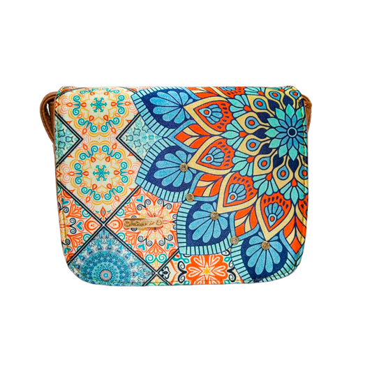 Mandala Turquesa - Cartera Julie