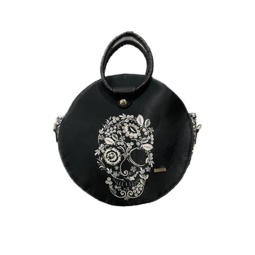 Flor Calavera - Anabel - Bolsa Mediana - chulamexico