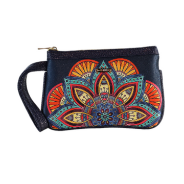 Fantasía Azul - Mini Clutch - Bolsa Chica Para Mujer