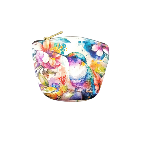 Colibri Floral - Mini Monedero