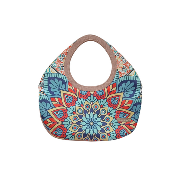 Mandala Turquesa - Mini Nicole - Bolsa Mediana - chulamexico