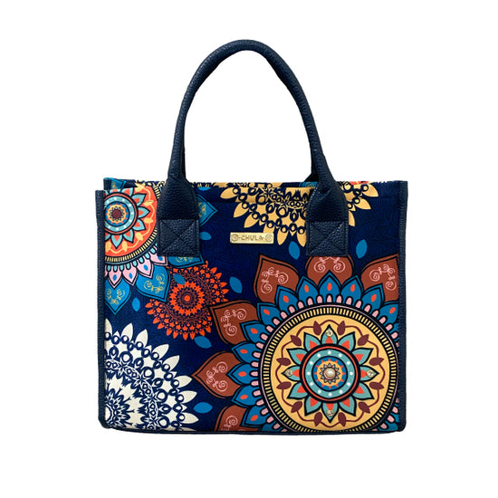 Mandala Flores - Leonor - Bolsa Mediana - chulamexico