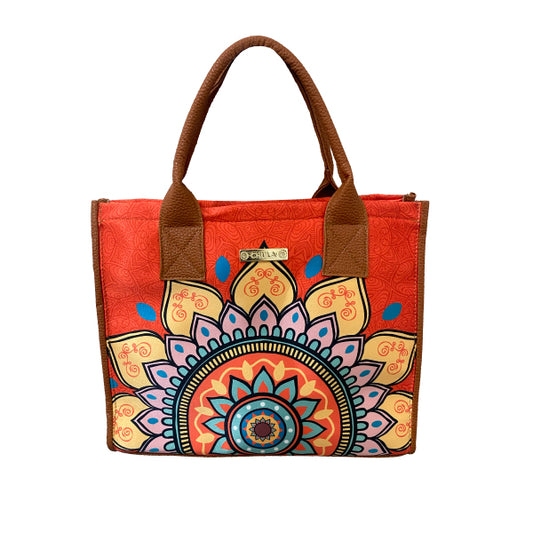 Mandala Naranja - Leonor