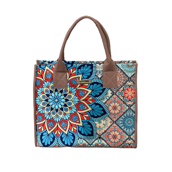 Mandala Turquesa - Leonor - Bolsa Mediana - chulamexico