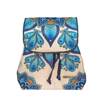 Mandala Azul Real - BackPack Celine - Mochila para Mujer - chulamexico