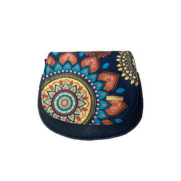 Mandala Flores - Iris - Bolsa Chica Para Mujer