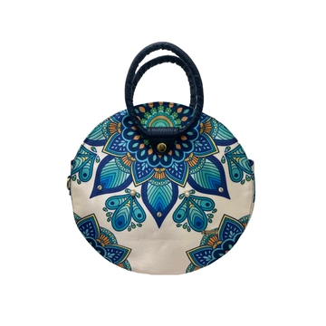 Mandala Azul Real - Anabel - Bolsa Mediana - chulamexico