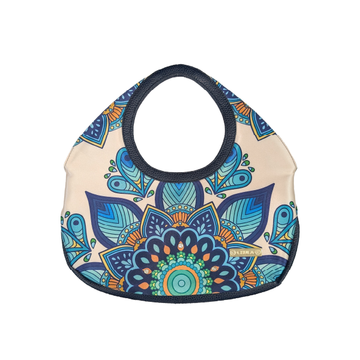 Mandala Azul Real - Mini Nicole - Bolsa Mediana - chulamexico