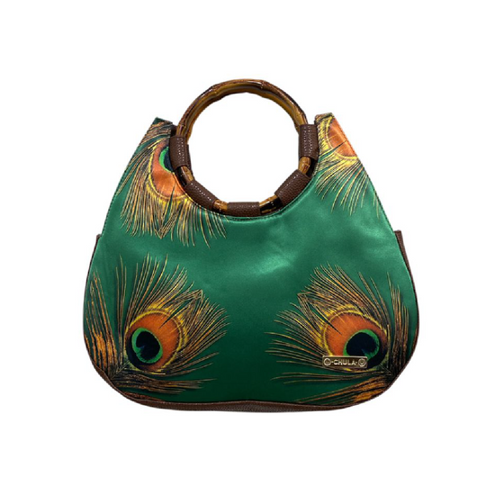 Pavoreal Verde - Natalia - Bolsa Mediana - chulamexico