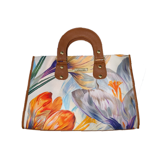 Paraíso Acuarela - Canasta - Bolsa Mediana - chulamexico