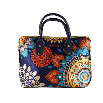 Mandala Flores - Lucía - Bolsa grande para mujer