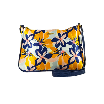 Flor Amarillo Marino - Iliana Bolsa Mediana Para Mujer