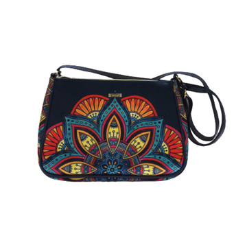 Fantasía Azul - Iliana Bolsa Mediana Para Mujer