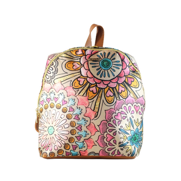Mandala Corazón - Mini BackPack - Bolsa Mediana - chulamexico