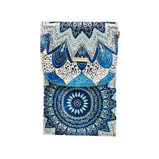 Mandala Azul - Porta Celular - Amelie - chulamexico
