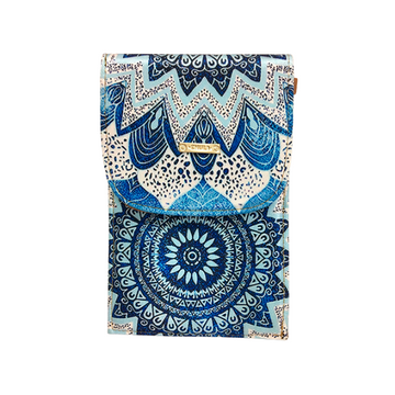 Mandala Azul - Porta Celular - Amelie - chulamexico