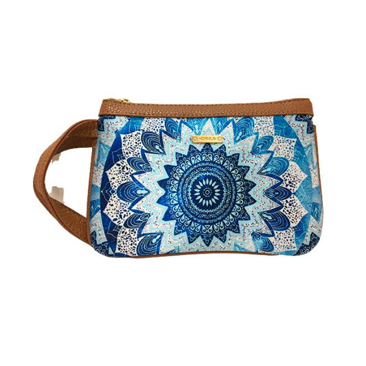 Mandala Azul - Mini Clutch