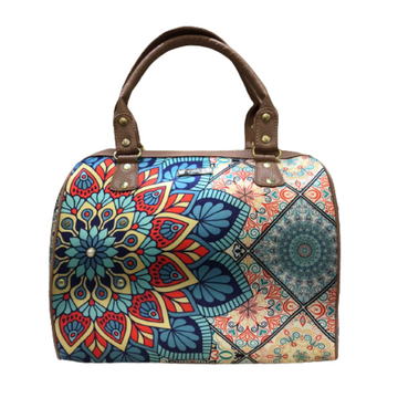 Mandala Turquesa - Celia - Bolsa Mediana - chulamexico