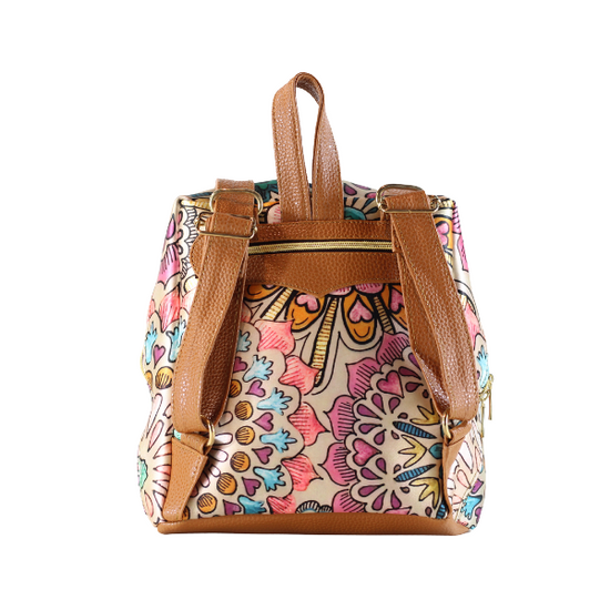 Mandala Corazón - Mini BackPack - Bolsa Mediana - chulamexico