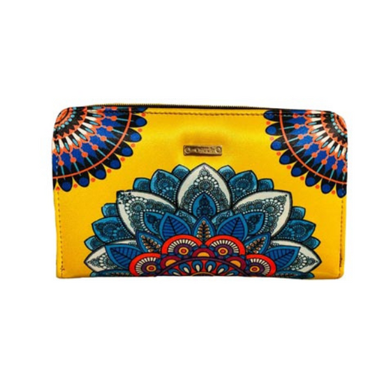 Mandala Amarillo - Cartera Maxi - chulamexico