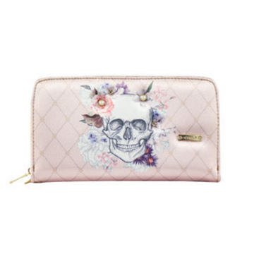 Calavera Floreada - Cartera Maxi - chulamexico