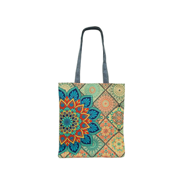 Mandala Turquesa - Positive Bag - Bolsa grande para mujer - chulamexico