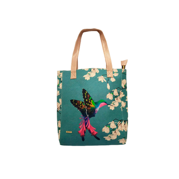 Colibrí - Tote Yute - Bolsa grande para mujer - chulamexico